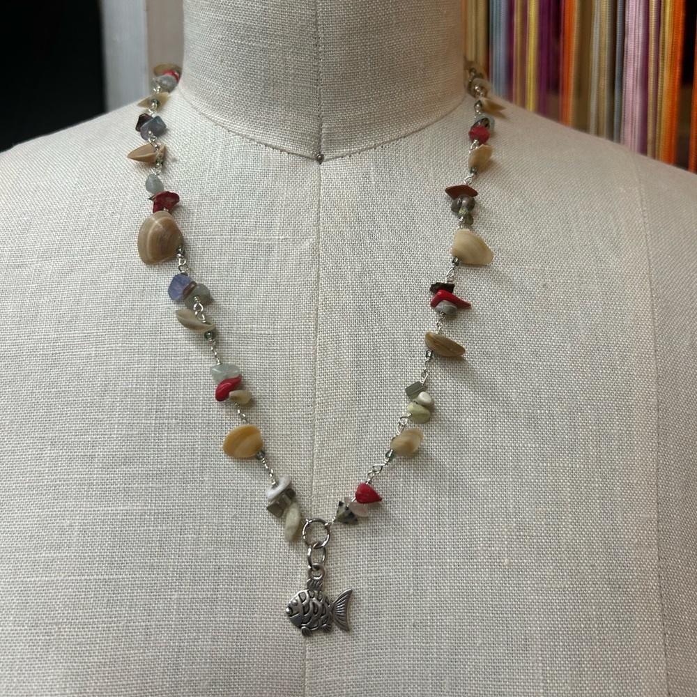 Silver Fish Necklace